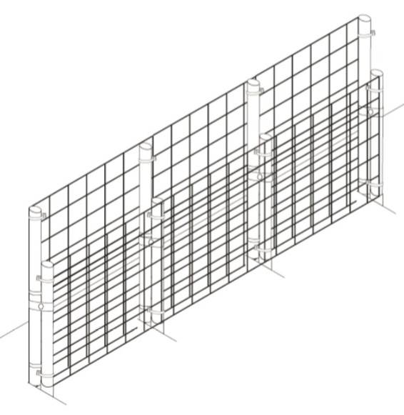 Fence Kit 2 Extend Up To 6 feet Chain Link